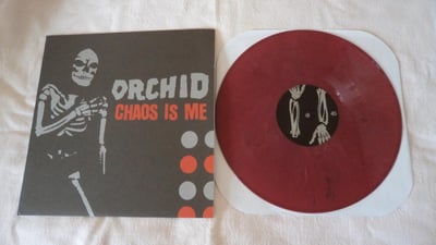 orchid ‎– chaos is me (1999, ebullition records) [magenta vinyl, 2nd press, limited to 1000]