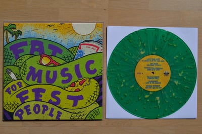 V/A: Fat Music For Fest People III (Fat Wreck Chords 2013 / green w/ yellow splatter) /100
