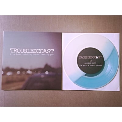 Troubled Coast - I've Been Thinking About Leaving You - 1st Press - Half Blue/White - /200 - Pure Noise Records