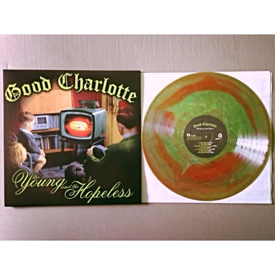 Good Charlotte - The Young and the Hopeless - 1st Press - Maroon/Green Swirl (Enjoy The Ride Exclusive) - /500 - Enjoy The Ride Records