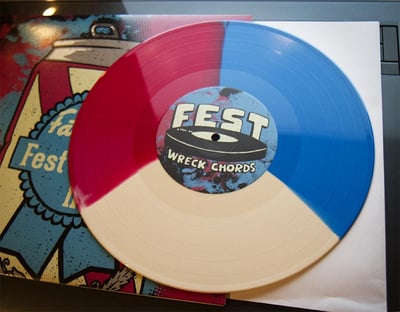 FAT Wreck - 10" - Fat Music For Fest People || (red/white/blue) /339