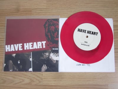 Have Heart - 2003 Demo (Bottled Up) 7" 8th press - Clear Red #4/4 (Remastered Original Cover)