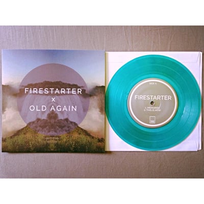 Firestarter / Old Again - Split - 1st Press - Aqua Blue - /100 - Darth Fader Records