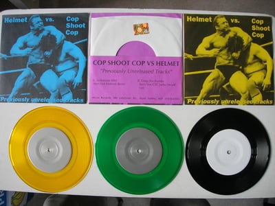 Helmet vs. Cop Shoot Cop - Previously Unreleased Tracks 7" Black