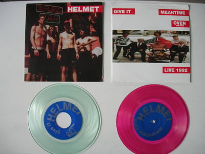 Helmet - Give It/ Live 1992 7” - Clear
