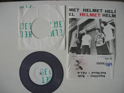 Helmet - Repetition 7" - Black 287/1000 (Fk-003)