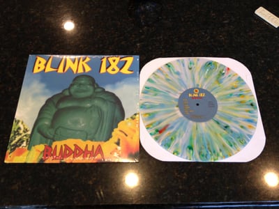 Blink-182 - Buddha (Fourth Press: Clear w/ Blue/Green Splatter /2000)
