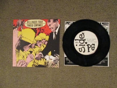 Splits: Dillinger Four / Pinhead Gunpowder Split 7" (Black Vinyl)