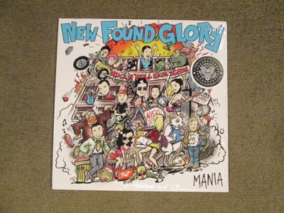 New Found Glory - Mania LP 12" (Red/Yellow Swirl Vinyl) - 2013 RSD Release
