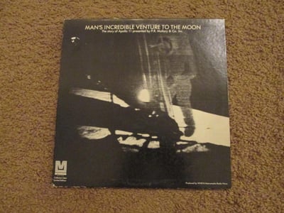OTHER: Man's Incredible Venture To The Moon - The Story of Apollo 11 LP 12" (Black Vinyl)
