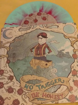 No Trigger -Be Honest (First Pressing /300 Mint Green/Dark Red Splatter)