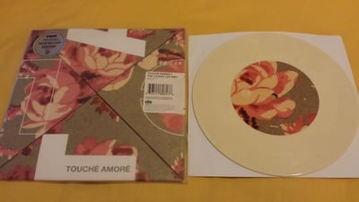 Touché Amoré / The Casket Lottery -Split 7" (First Pressing /1100 Cream Opaque)