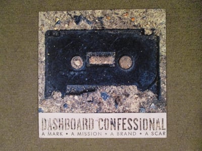 Dashboard Confessional - A Mark, A Mission, A Brand, A Scar LP 12" (Black Vinyl)