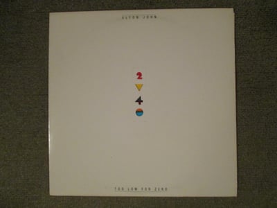 Elton John - Too Low For Zero LP 12" (Black Vinyl)
