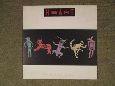 Heart - Bad Animals LP 12" (Black Vinyl)