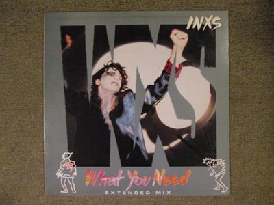 Singles: INXS - What You Need (Extended Mix) Single 12" (Black Vinyl)