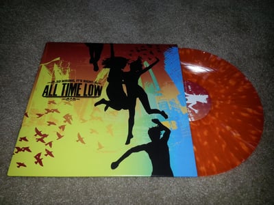 All Time Low - So Wrong, It's Right | Clear w/ Orange Splatter (Hot Topic exclusive) | /1000 | 2014 | HR693-1