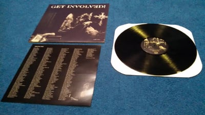 Get Involved!- Silk Cuts (Black with screened b-side)/500 First Pressing