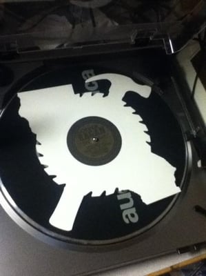 Chuck Ragan "The Sawblade 7" " SideOneDummy. 1st Press. White Die Cut/300
