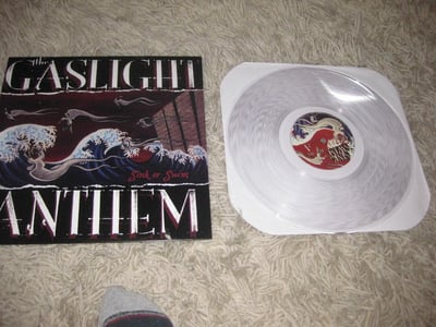 the Gaslight Anthem "Sink or Swim" Hellbent Records/XOXO Records. 5th Press. Clear/500