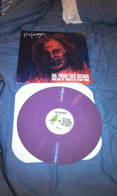The Taxpayers "God Forgive These Bastards: Songs from the forgotten life of Henry Turner" Asian Man Records. 1st Press. Purple/500