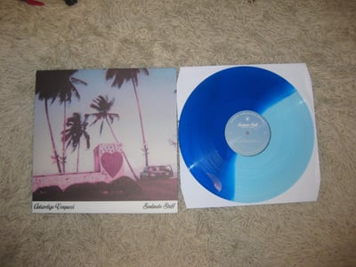 Antarctigo Vespucci "Soulmate Stuff" - Really Records. 1st Press. "Whale Vs Shark"/??? (Half Transparent Electric Blue/Half Cyan)