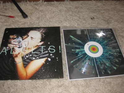 Bomb the Music Industry! "ADULTS!!!: SMART!!! SHITHAMMERED!!! AND EXCITED BY NOTHING!!!!!!!" Really Records. 1st Press. "Surf's Up!"/??? (Clear w/ Seafoam & Teal Splatter)
