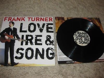 Frank Turner "Love Ire &amp; Song" Epitaph/XTra Mile. ?? Press. Black/????