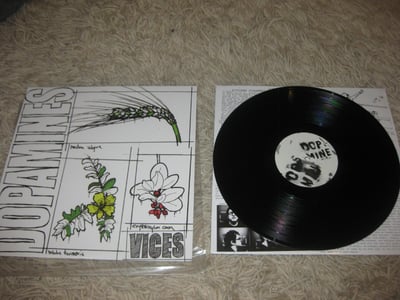 The Dopamines "Vices" It's Alive Records. 1st Press. Black/600