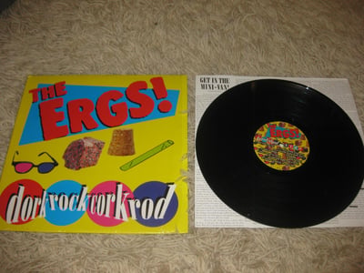 The Ergs! "Dorkrockcorkrod" Don Giovanni Records. ??Press. Black/???