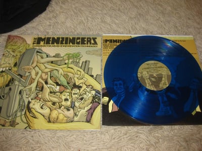 The Menzingers "A Lesson In The Abuse of Information Technology" Go-kart Records. ? Press. Clear Blue/???