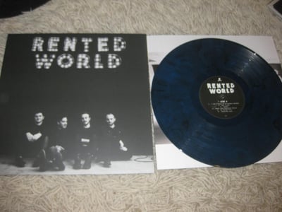 The Menzingers "Rented World" Epitaph. 1st Press. Clear Blue/Black/300. (Europe Press)