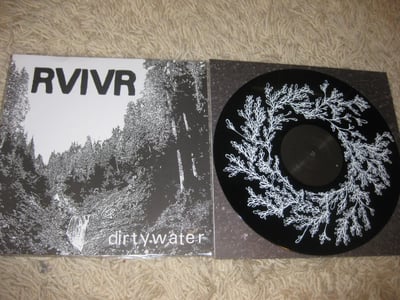 RVIVR "Dirty Water" Yo-Yo Records. 1st Press. Black 180 Gram 12" w/ Screen Printed B-Side/500