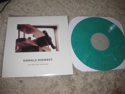 Signals Midwest "Latitudes &amp; Longitudes" - Tiny Engines. 1st Press. 180 Gram Teal/75