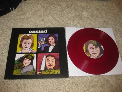 ONSIND "Mildred, Margie, Annie, Clarice" Discount Horse/Plan-it-X Records. 1st Press. Raspberry Transparent/200
