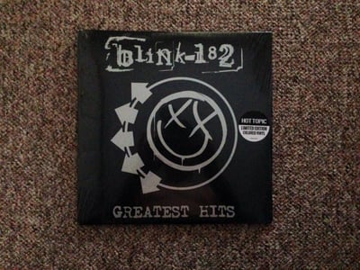 blink-182 | Greatest Hits | 2014 | Clear w/ Black/Silver Splatter | /3000 | Sealed