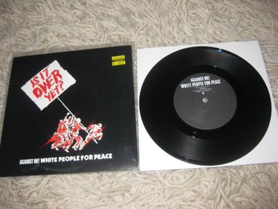 Against Me! "White People for Peace" Sire - 1st press black/4500