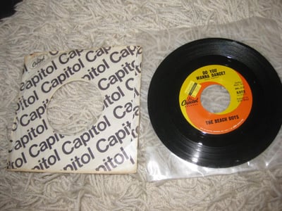 The Beach Boys "Do You Wanna Dance?" Capitol Records. Black.