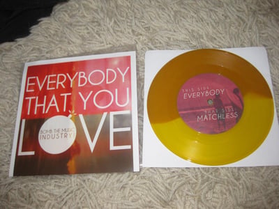 Bomb The Music Industry! "Everybody that You Love" Paper+Plastick- 1st Press orange/yellow split/333