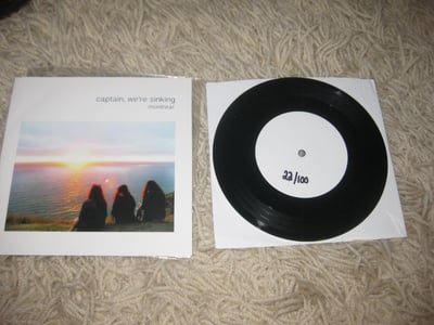 Captain, We’re Sinking “Montreal” Run For Cover Records. Black (Hand numbered 22/100)
