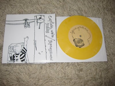 Captain, We're Sinking/Spraynard. Creep Records. 1st Press. Yellow/300