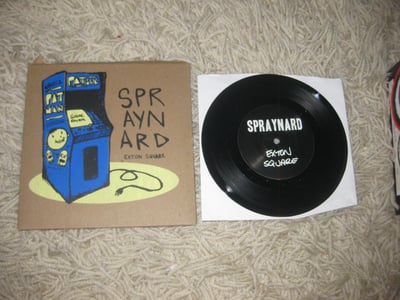 Spraynard "Exton Square" Square of Opposition/Asian Man Records. 1st Press. Black w Screen Printed Cover/100
