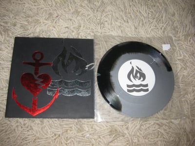 Bouncing Souls/Hot Water Music "Tour Split" - Chunksaah Records- 1st press- black/gray/500