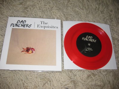 Dad Punchers/ The Exquisites. Lauren Records. 1st Press. Red/100