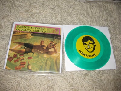 Dudes Night/Horror Squad. On the Real Records. 1st Press. VLHS Green/100