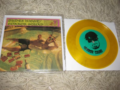 Dudes Night/Horror Squad. On the Real Records. 1st Press. VLHS Yellow/100