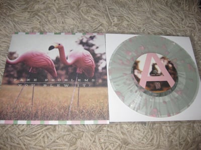 Fake Problems/You Blew It! "Florida Doesn't Suck" Topshelf Records. 1st Press. Coke Bottle Green w/ Pink Splatter/514