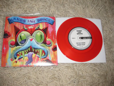 Hands Like Bricks/Gentlemen Prefer Blood. Radius Records. 1st press. Red/110