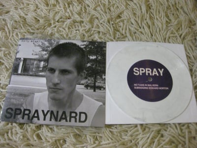 Spraynard/Sundials. Evil Weevil Records. 1st Press. White/100