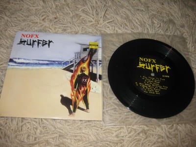 NOFX "Surfer" - Fat Wreck Chords. ??Press. Black/???